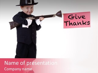 Kids Holiday Buckle PowerPoint Template