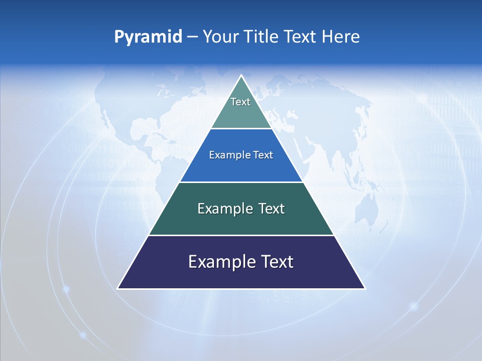 Connection Blue Design PowerPoint Template