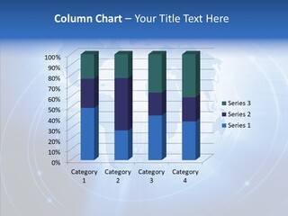 Connection Blue Design PowerPoint Template