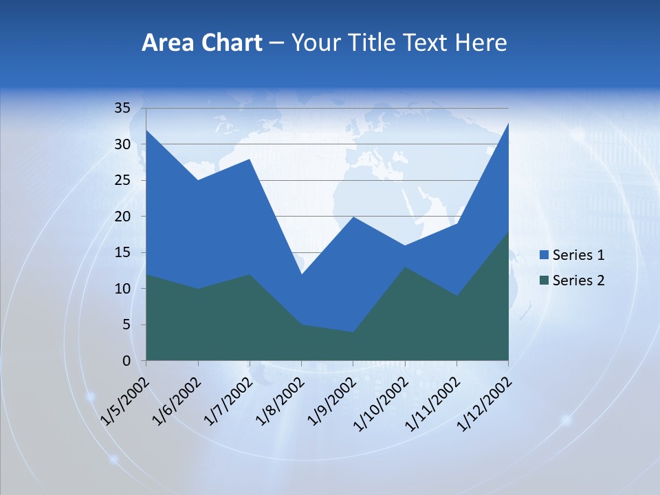 Connection Blue Design PowerPoint Template