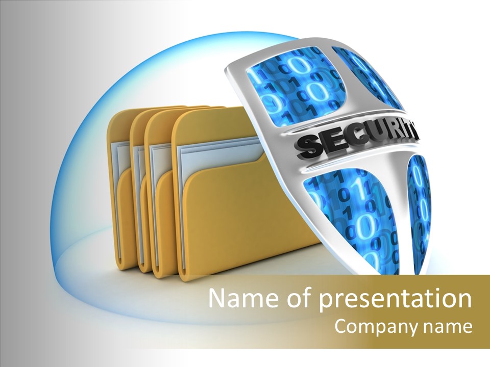 Confidential Business Internet PowerPoint Template