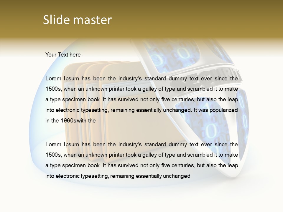 Confidential Business Internet PowerPoint Template