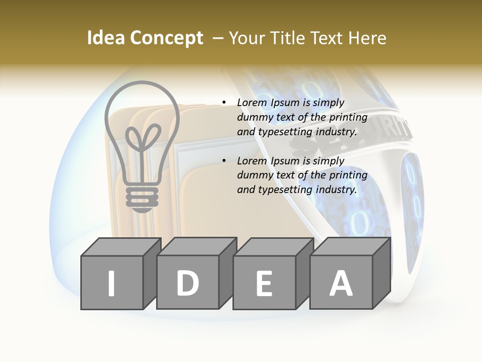 Confidential Business Internet PowerPoint Template