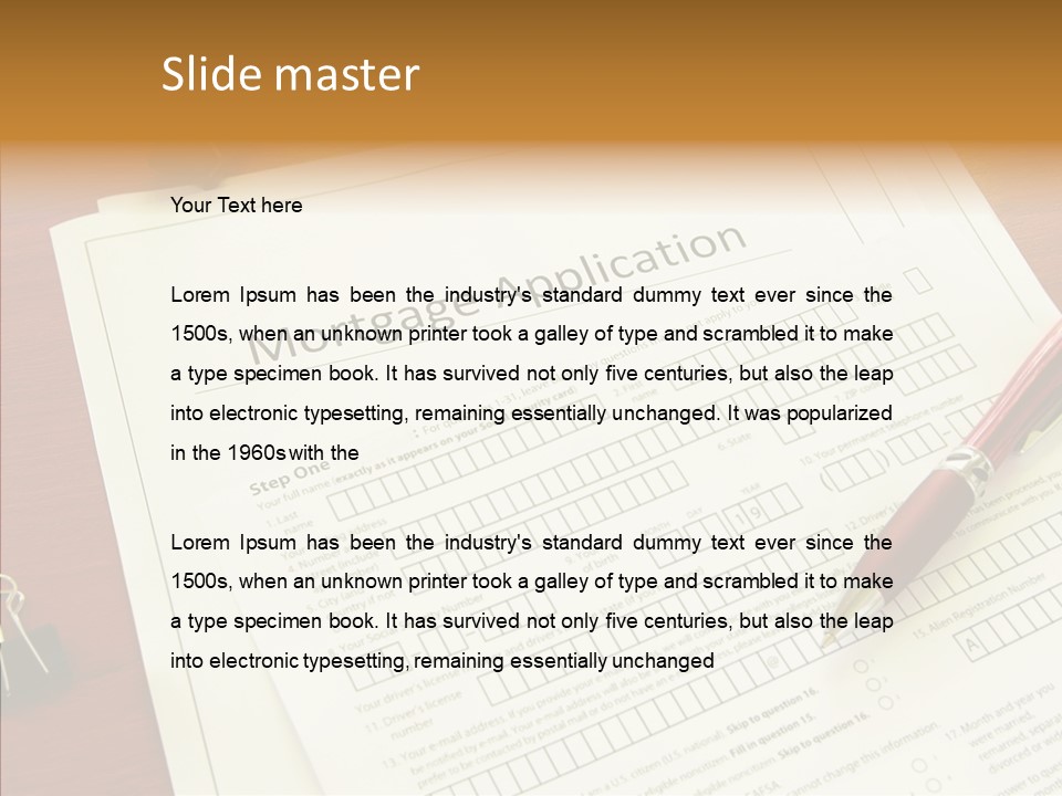 Credit Blank Banking PowerPoint Template