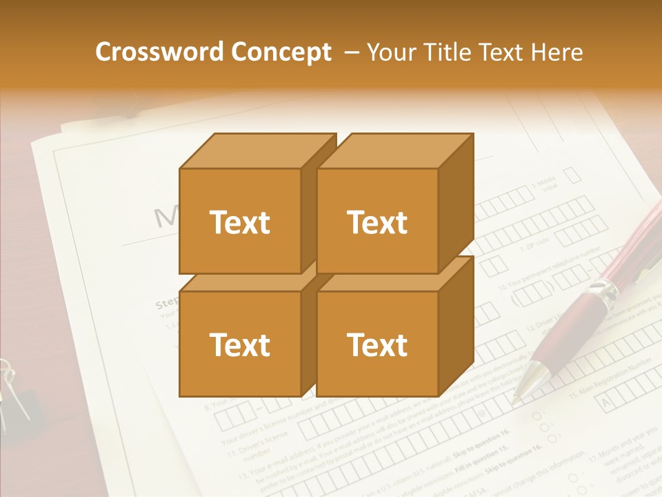Credit Blank Banking PowerPoint Template
