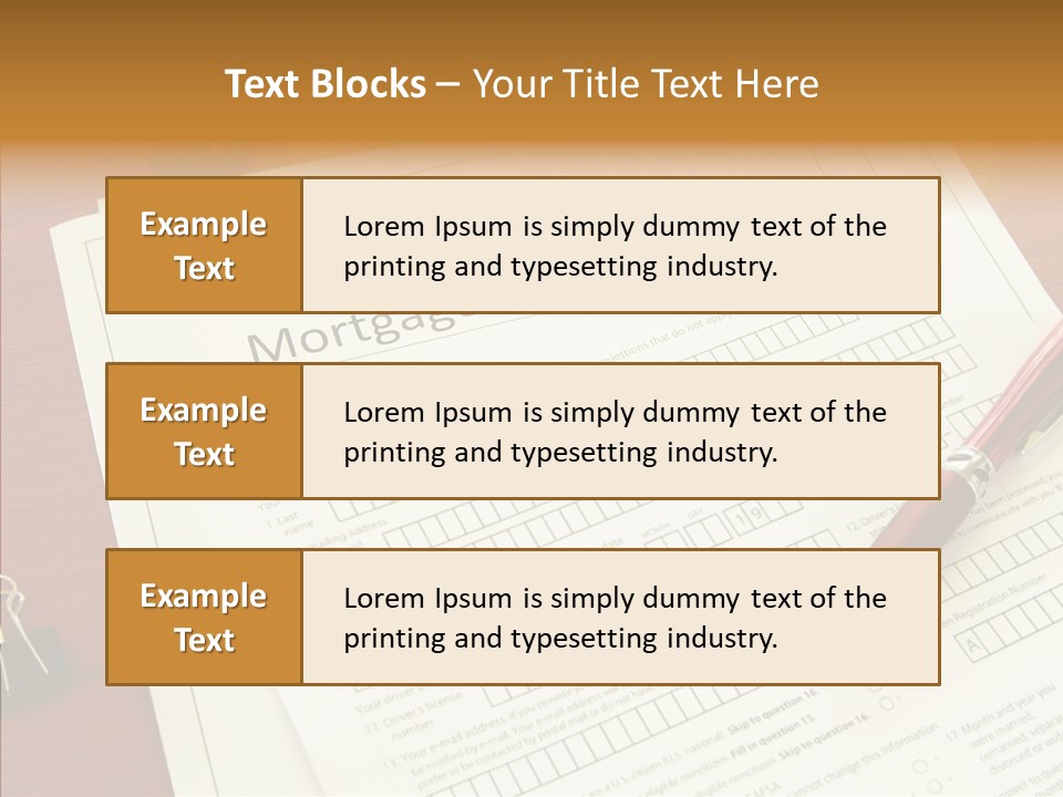 Credit Blank Banking PowerPoint Template