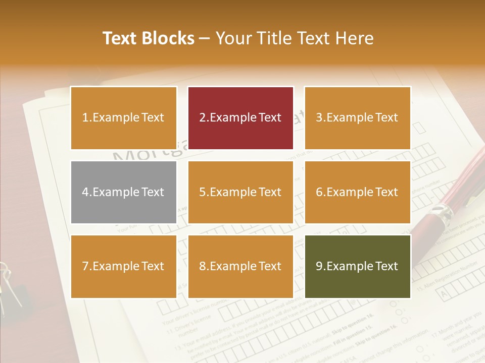 Credit Blank Banking PowerPoint Template
