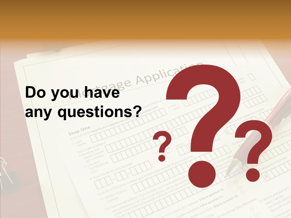 Credit Blank Banking PowerPoint Template