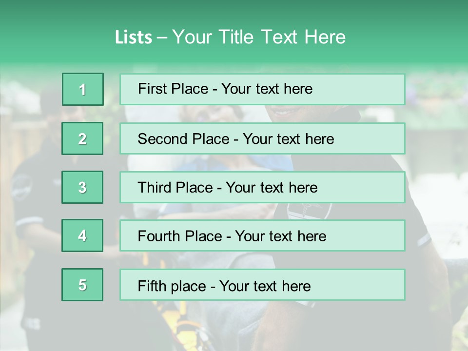 Comfort First Staff PowerPoint Template