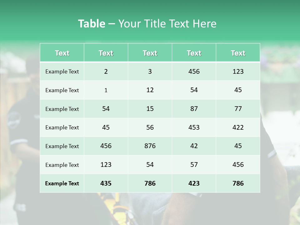 Comfort First Staff PowerPoint Template