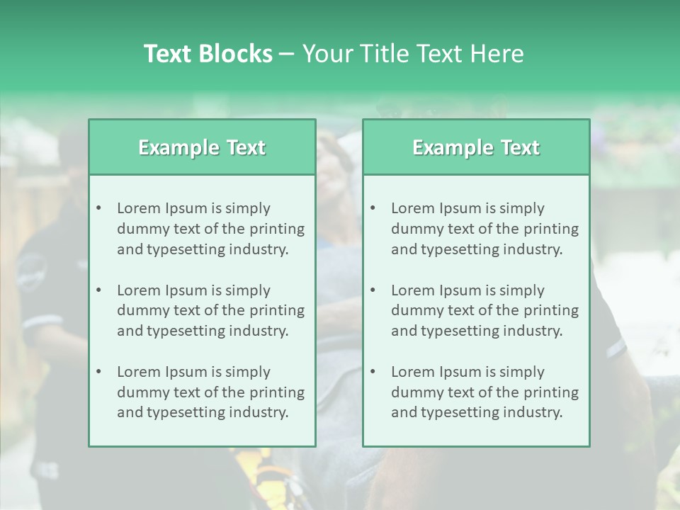 Comfort First Staff PowerPoint Template