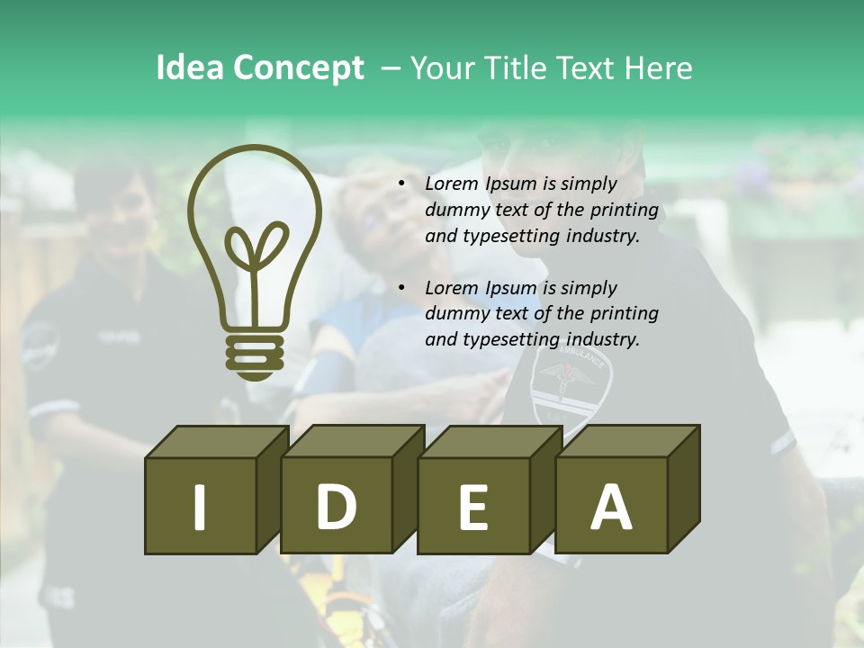 Comfort First Staff PowerPoint Template