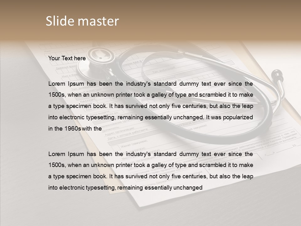 Concepts Healthcare Bill PowerPoint Template