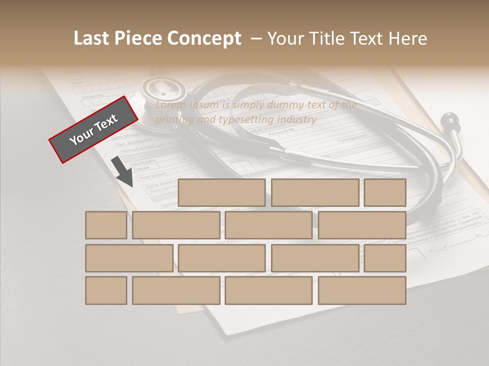 Concepts Healthcare Bill PowerPoint Template