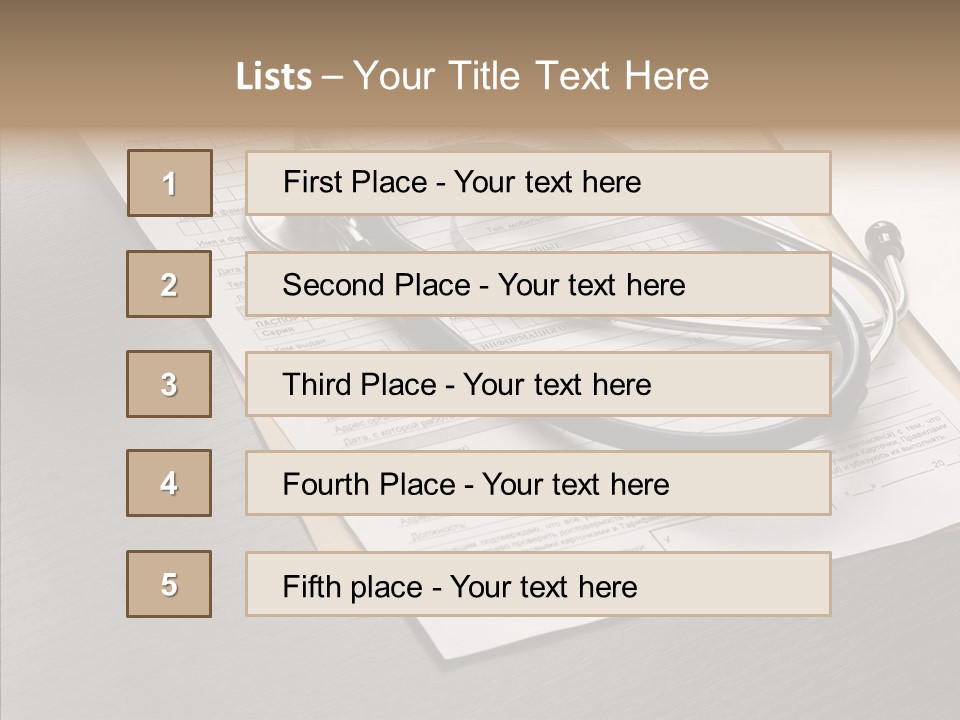 Concepts Healthcare Bill PowerPoint Template