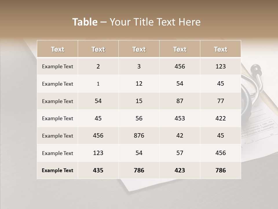 Concepts Healthcare Bill PowerPoint Template