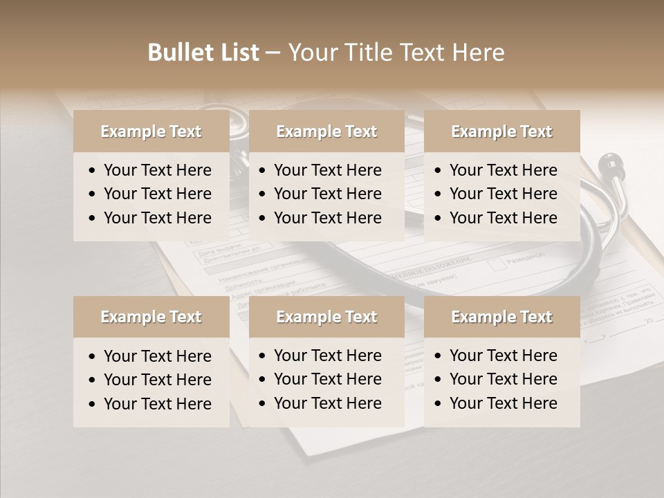 Concepts Healthcare Bill PowerPoint Template