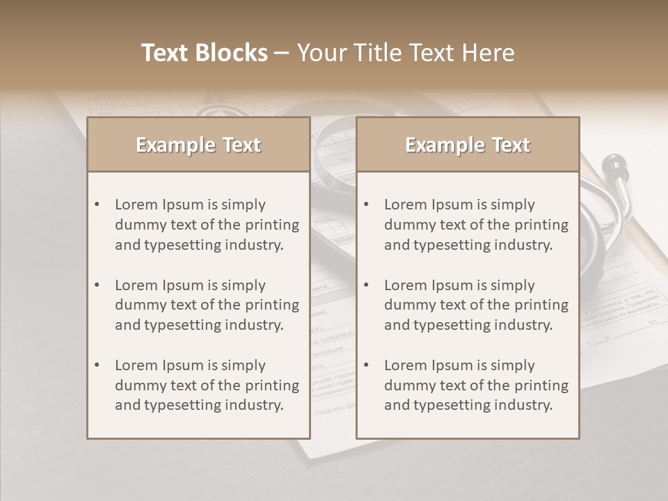 Concepts Healthcare Bill PowerPoint Template