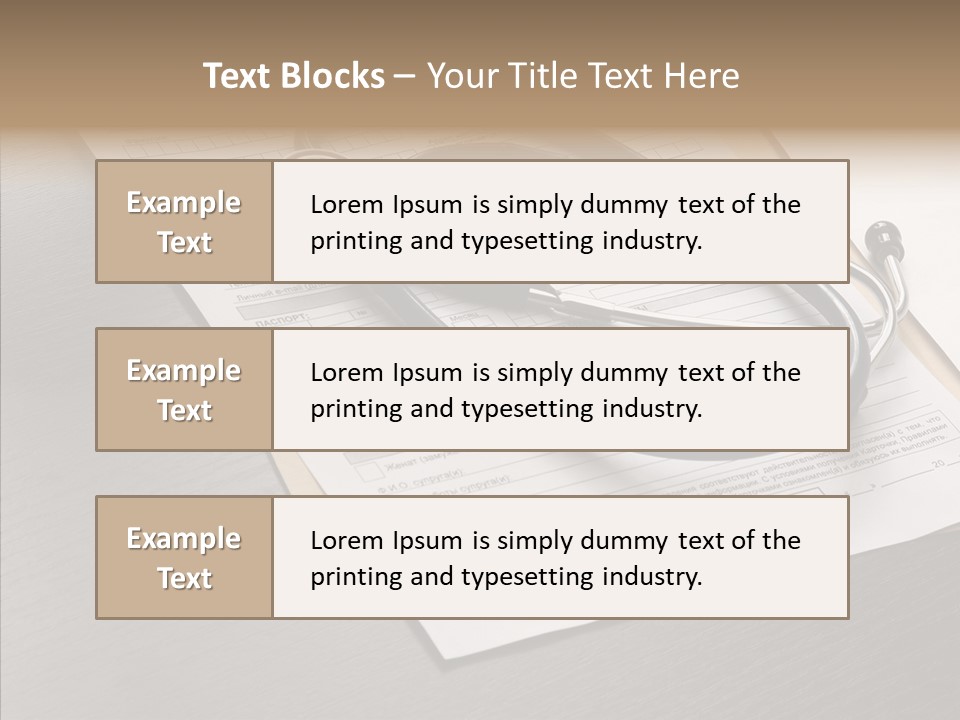 Concepts Healthcare Bill PowerPoint Template