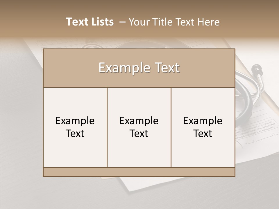 Concepts Healthcare Bill PowerPoint Template