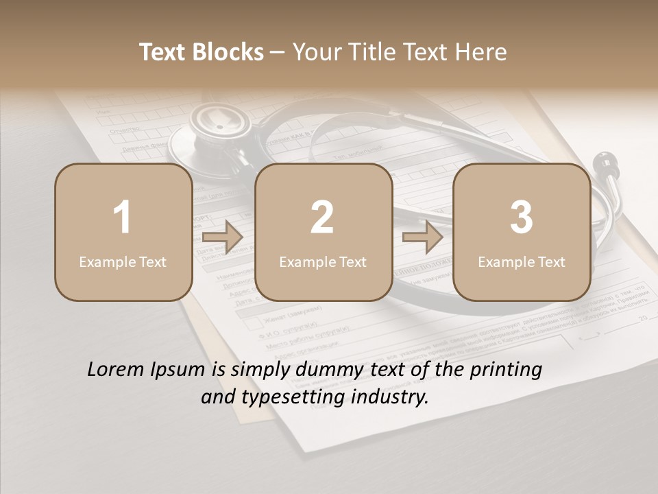 Concepts Healthcare Bill PowerPoint Template