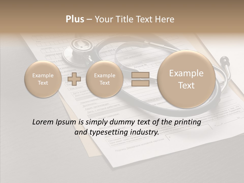 Concepts Healthcare Bill PowerPoint Template
