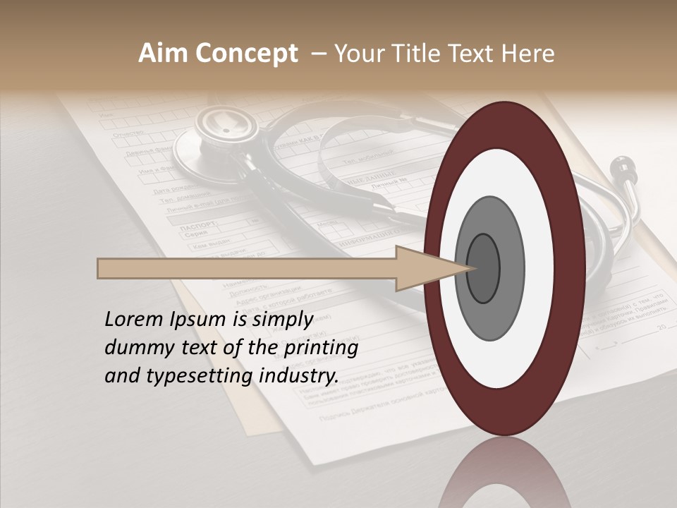 Concepts Healthcare Bill PowerPoint Template