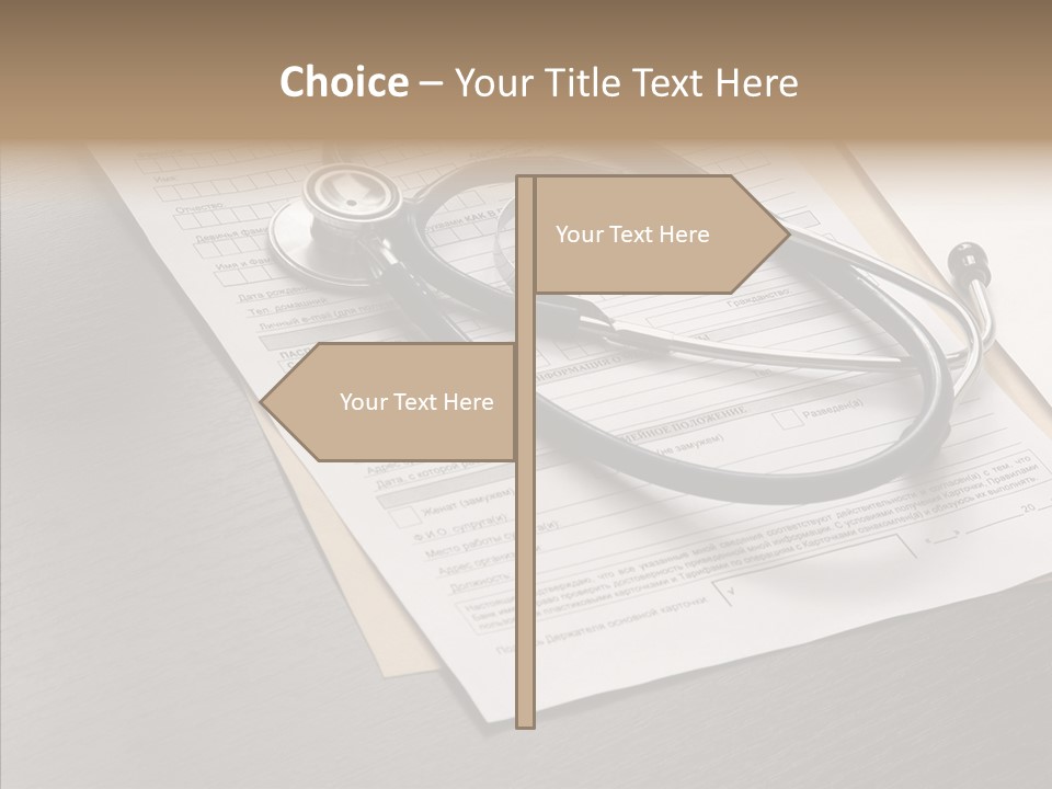 Concepts Healthcare Bill PowerPoint Template