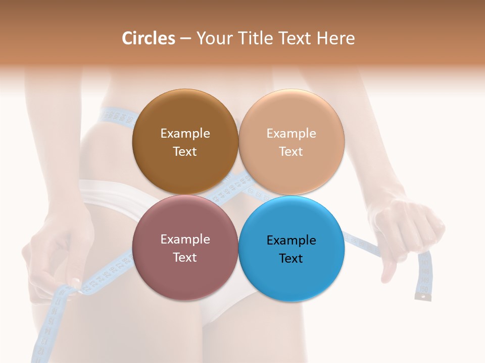 Woman Skin Stomach PowerPoint Template