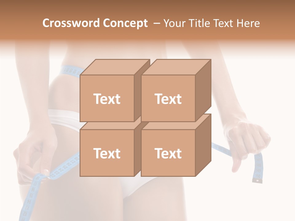 Woman Skin Stomach PowerPoint Template