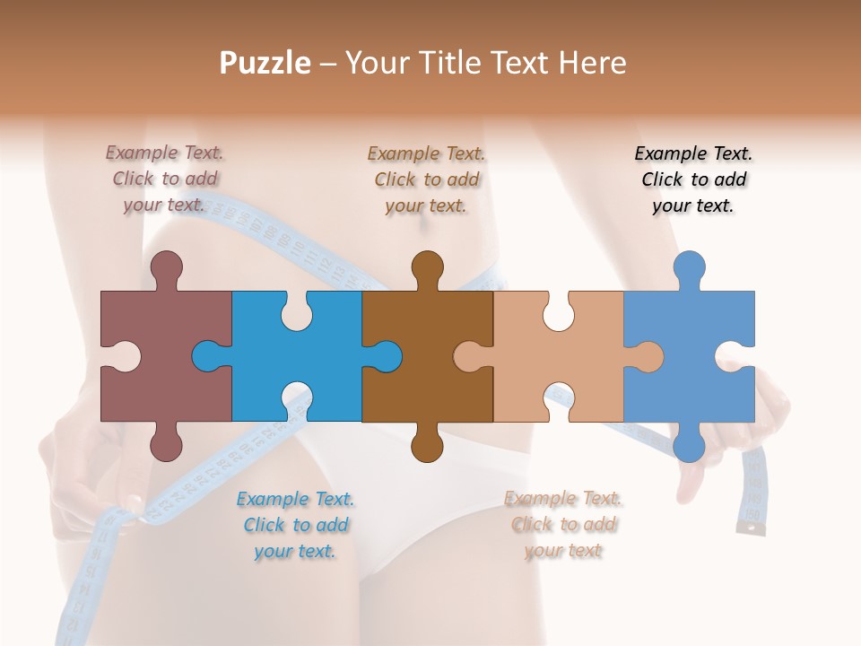 Woman Skin Stomach PowerPoint Template