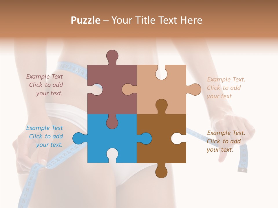 Woman Skin Stomach PowerPoint Template