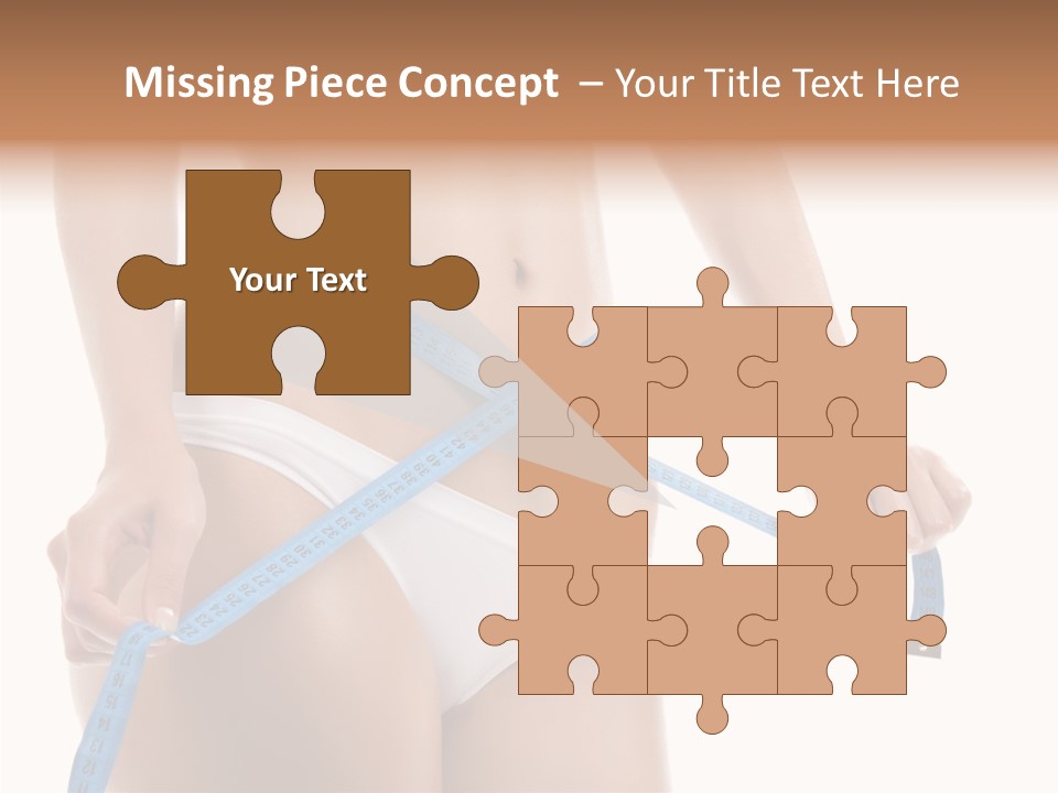 Woman Skin Stomach PowerPoint Template