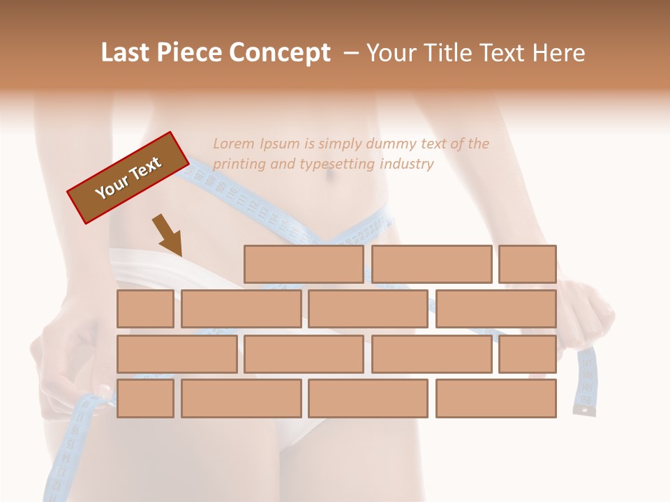 Woman Skin Stomach PowerPoint Template