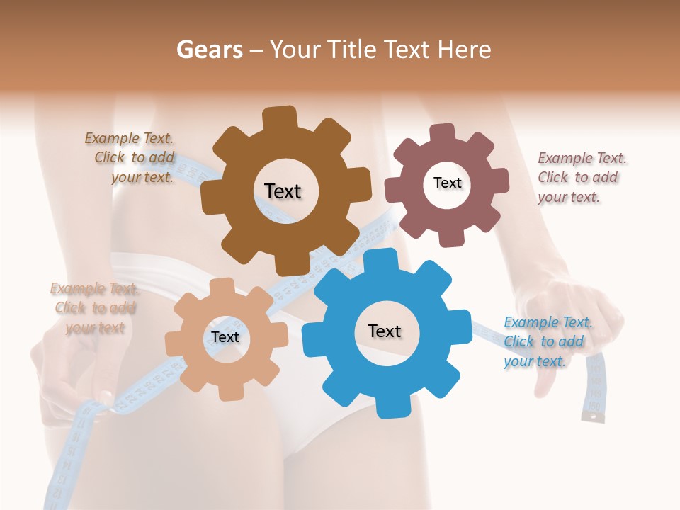 Woman Skin Stomach PowerPoint Template