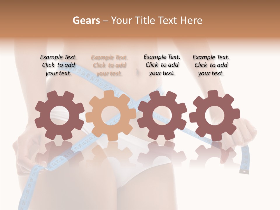 Woman Skin Stomach PowerPoint Template