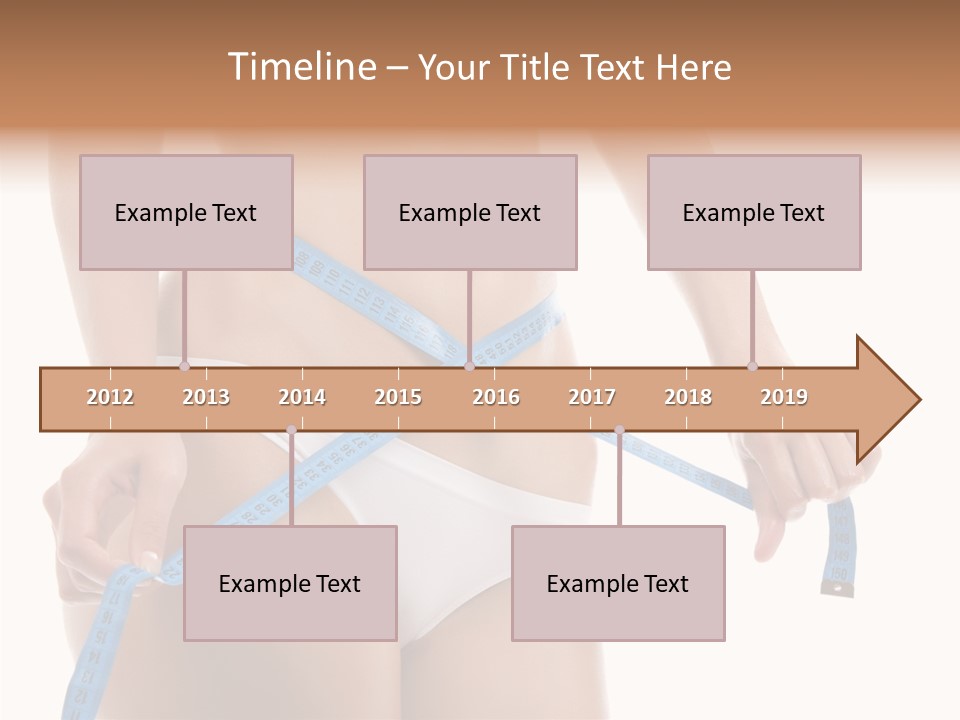 Woman Skin Stomach PowerPoint Template