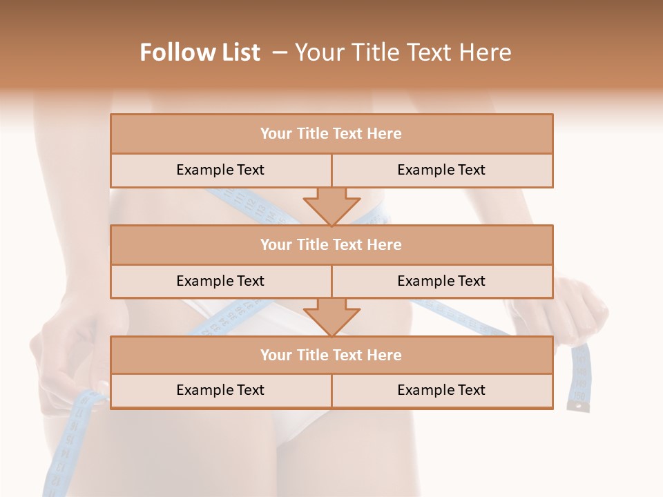 Woman Skin Stomach PowerPoint Template
