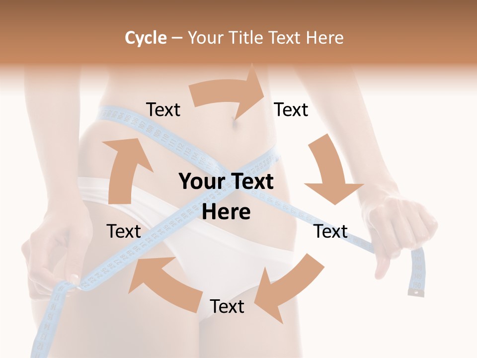 Woman Skin Stomach PowerPoint Template