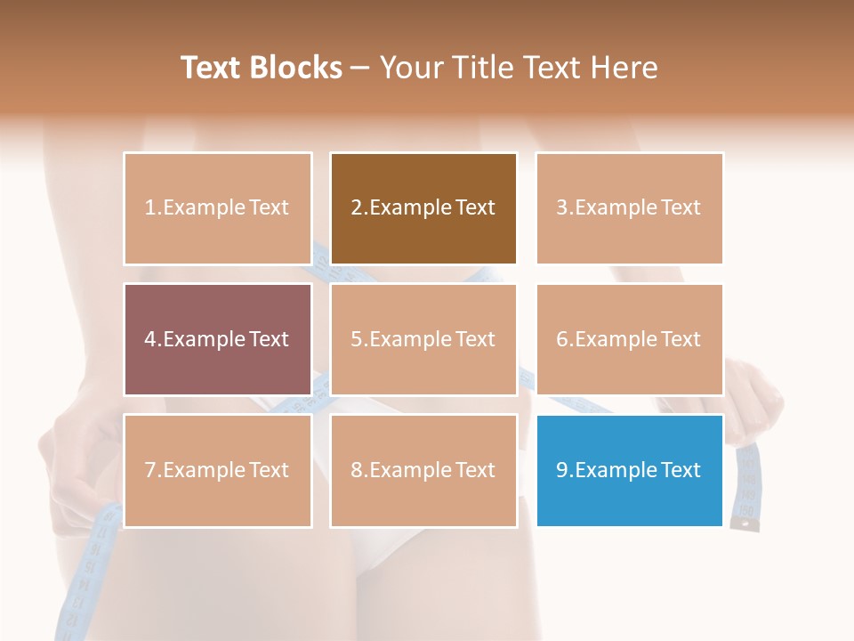 Woman Skin Stomach PowerPoint Template