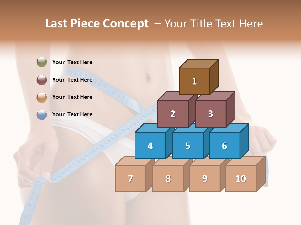 Woman Skin Stomach PowerPoint Template