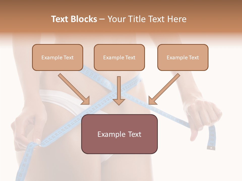 Woman Skin Stomach PowerPoint Template
