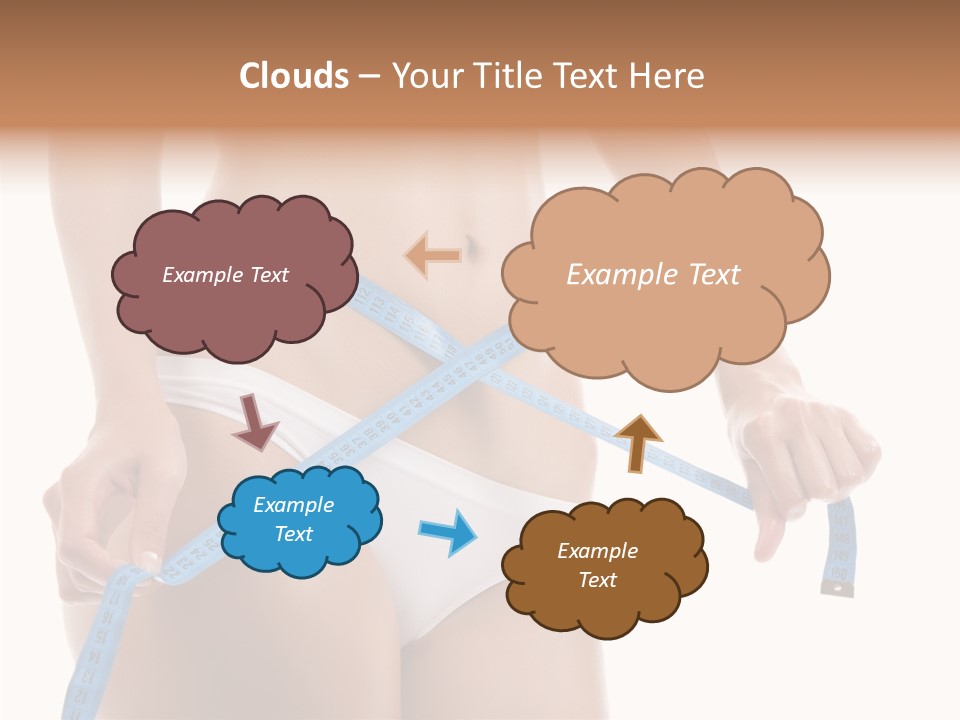 Woman Skin Stomach PowerPoint Template