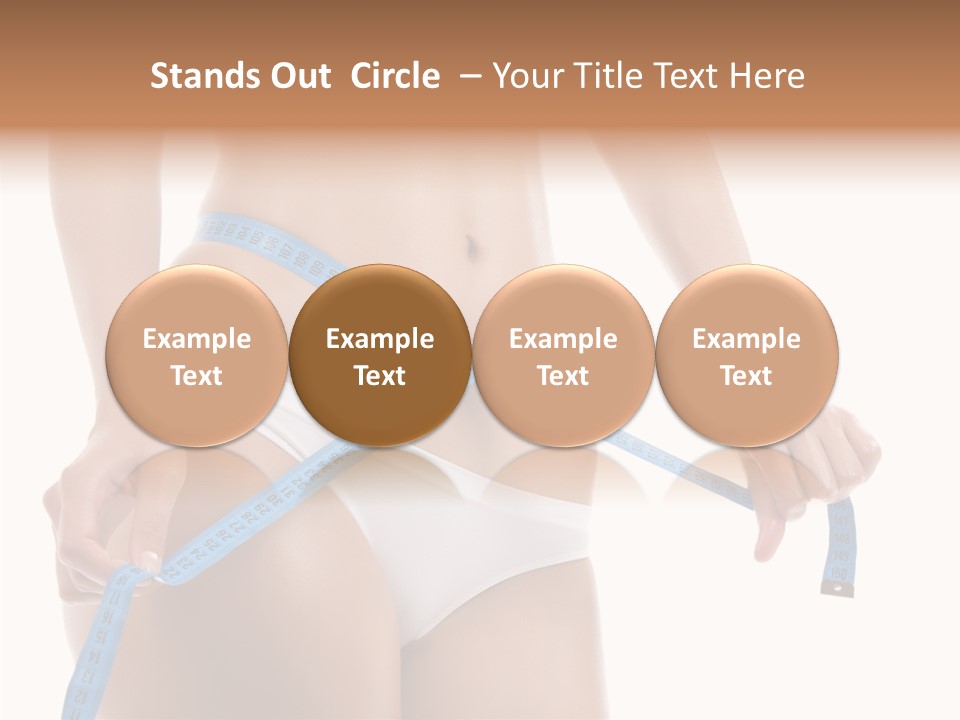 Woman Skin Stomach PowerPoint Template