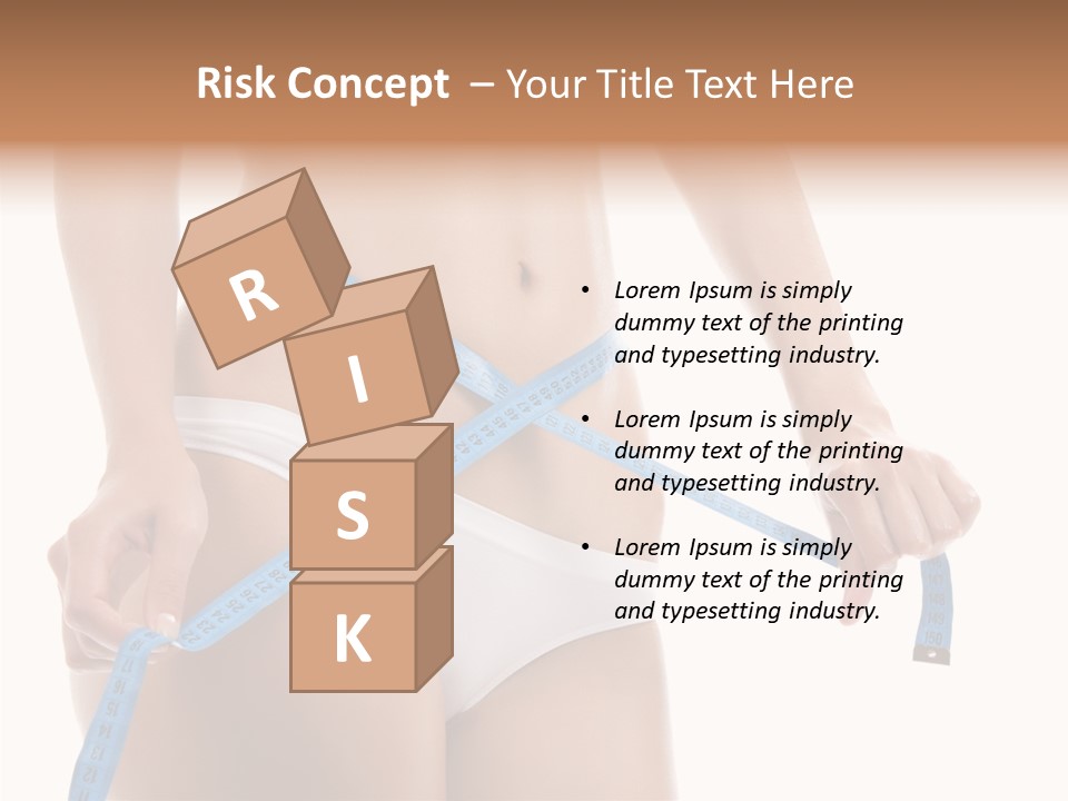 Woman Skin Stomach PowerPoint Template