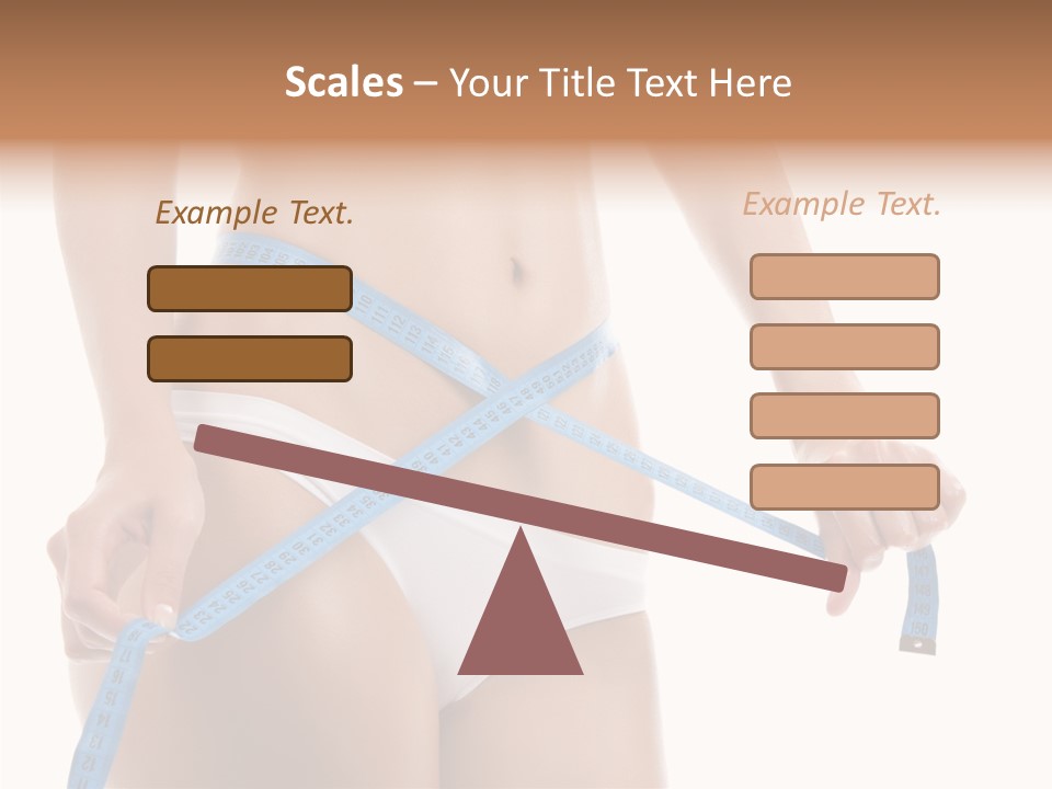 Woman Skin Stomach PowerPoint Template