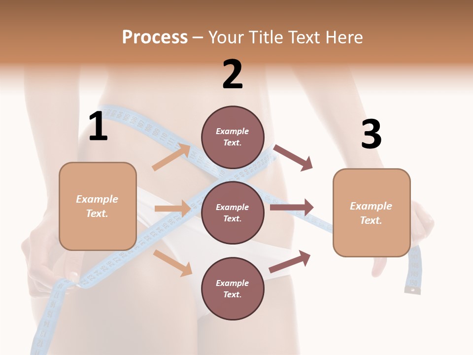 Woman Skin Stomach PowerPoint Template