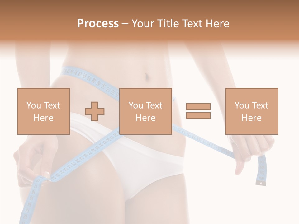 Woman Skin Stomach PowerPoint Template