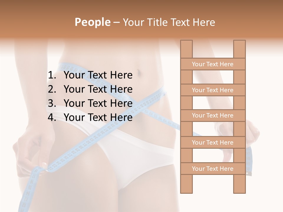Woman Skin Stomach PowerPoint Template