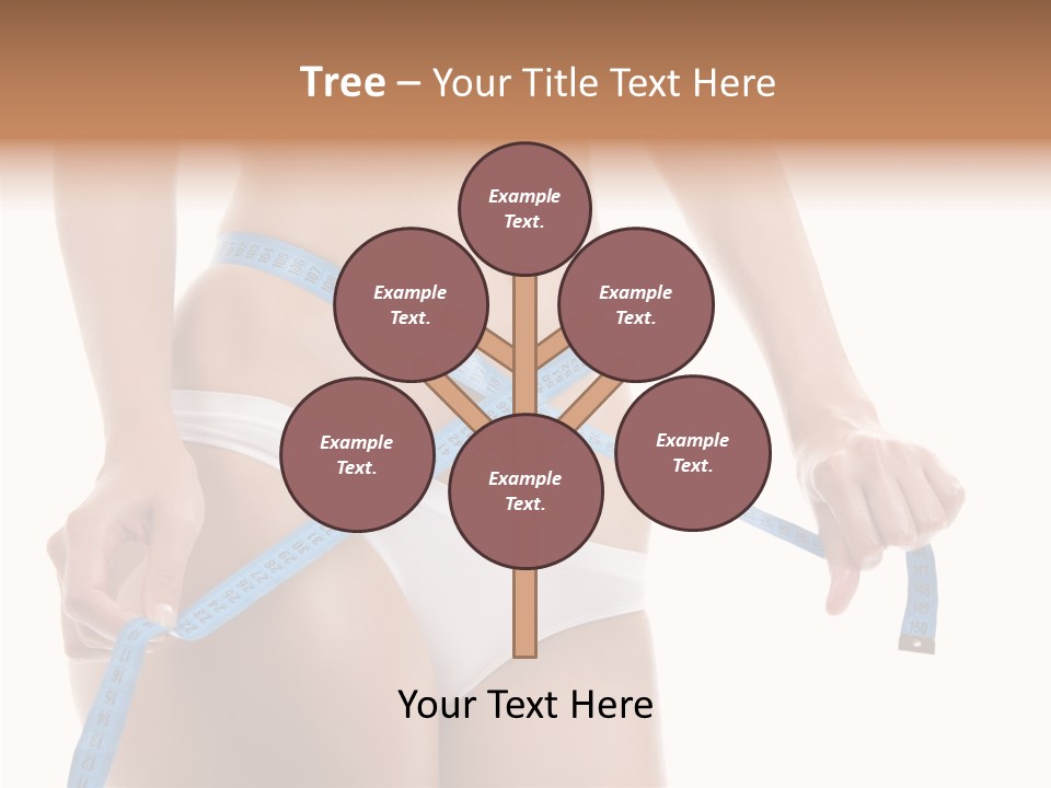 Woman Skin Stomach PowerPoint Template